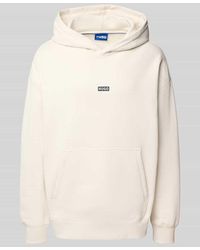 HUGO - Loose Fit Hoodie aus reiner Baumwolle Modell 'NAZARDO' - Lyst