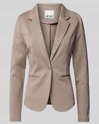 Ichi - Slim Fit Blazer Met Paspelzakken, Model 'Kate' - Lyst