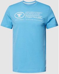 Tom Tailor - T-Shirt mit Logo-Print Modell - Lyst