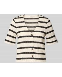 MSCH Copenhagen - Cardigan mit 1/2-Arm Modell 'Kenja' - Lyst