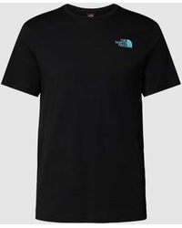 The North Face - T-Shirt mit Label-Print - Lyst