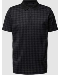 Karl Lagerfeld - Regular Fit Poloshirt mit Allover-Muster - Lyst