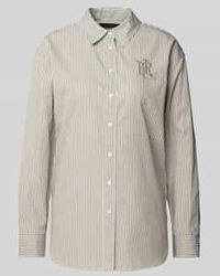 Ralph Lauren - Regular Fit Overhemdblouse Met Logostitching - Lyst