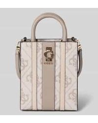 Guess - Schoudertas Met Labelapplicatie, Model 'Erenia Mini Tote' - Lyst