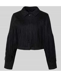 ONLY - Jacke in Lederoptik mit langen Fransen Modell 'DIANE LIFE' - Lyst