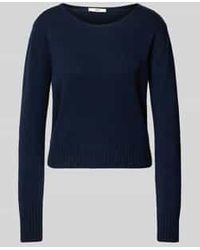 0039 Italy - Gebreide Pullover Van Kasjmiermix Met Ronde Hals - Lyst