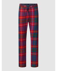 GANT Pyjama-Hose mit Tartan-Karo Modell 'FLANNEL PAJAMA PANTS' - Rot