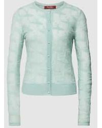 Max Mara - Gebreid Jack Met Knoopsluiting - Lyst