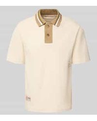 Another Cotton Lab - Poloshirt Met Labelstitching - Lyst