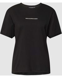MSCH Copenhagen - T-shirt Met Vaste Mouwomslag - Lyst