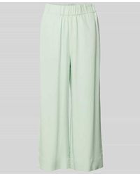 Marc O' Polo - Wide Leg Stoffhose mit verkürztem Schnitt - Lyst