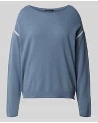Luisa Cerano - Gebreide Pullover Van Een Mix Van Wol En Kasjmier Met Ronde Hals - Lyst