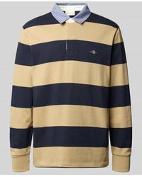 GANT - Sweatshirt mit gerippten Ärmelabschlüssen - Lyst