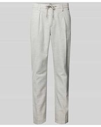 Profuomo - Regular Fit Hose Mit Elastischem Bund - Lyst