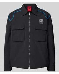 HUGO - Regular Fit Overhemdjack Met Labelprint - Lyst
