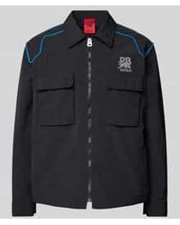 HUGO - Regular Fit Overhemdjack Met Labelprint - Lyst