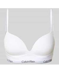 Calvin Klein - Push-Up-Bh Met Label - Lyst