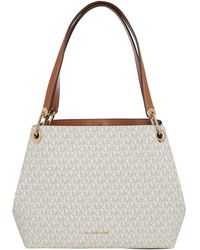 Michael Kors Schultertasche Raven mit Logo - Mehrfarbig