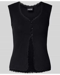 Pieces - Regular Fit Weste in Rippoptik Modell 'TIRADE' - Lyst