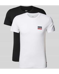 Levi's - Slim Fit T-Shirt im 2er-Pack - Lyst