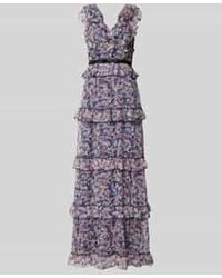 Lipsy - Avondjurk Met Volants - Lyst