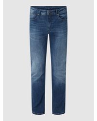 Karl Lagerfeld Regular Fit Jeans im Used-Look - Blau
