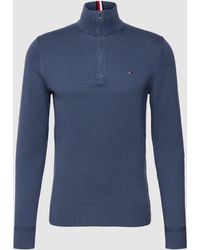 Solid Troyer tommy in Blau für Herren Herren Bekleidung Pullover und Strickware Sweatjacken 