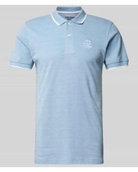 Blend - Regular Fit Poloshirt mit gerippten Abschlüssen Modell 'NATE' - Lyst