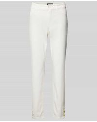 Marc Cain - Slim Fit Jeans in unifarbenem Design - Lyst