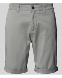 Tom Tailor - Slim Fit Chino-Shorts in unifarbenem Design - Lyst
