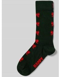 Happy Socks - Regular Fit Socken mit Motiv-Stitching Modell 'Bow' - Lyst
