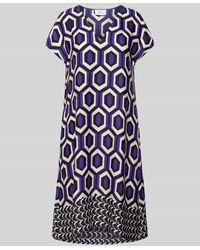 ROBE LÉGÈRE - Knielanges Kleid Mit Grafischem Muster - Lyst