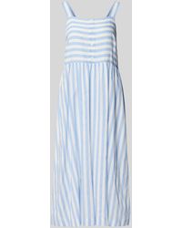 Tom Tailor - Midi-jurk Met Streepmotief - Lyst