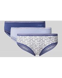 Sloggi - Slip mit Label-Print Modell 'GO Crush' im 3er-Pack - Lyst