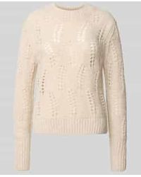Joop! - Gebreide Pullover Met Ajourpatroon, Model 'Kalma' - Lyst
