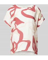 Tom Tailor - Regular Fit T-Shirt aus Viskose und Baumwoll-Modal-Mix - Lyst