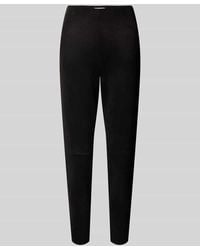 Christian Berg Women - Hose in Leder-Optik mit elastischem Bund - Lyst