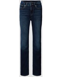 Silver Jeans Co. - Straight Leg High Rise Jeans im 5-Pocket-Design Modell 'AVERY' - Lyst