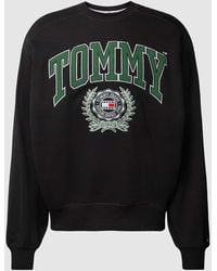Tommy Hilfiger - Sweatshirt mit Label-Stitching Modell 'BOXY COLLEGE' - Lyst