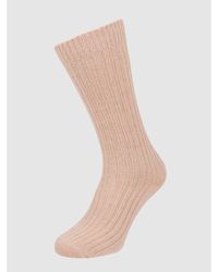 Mango Socken mit Woll-Anteil Modell 'Sweety' - Pink