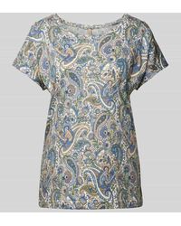 Soya Concept - T-Shirt mit Paisley-Muster Modell 'Felicity' - Lyst