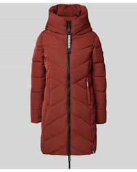 Khujo - Regular Fit Steppmantel mit Logo-Print Modell 'Darka' - Lyst