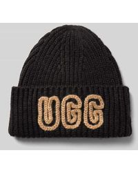 UGG - Beanie mit Umschlag und Label-Stitching - Lyst