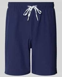 Ellesse - Korte Regular Fit Broek Met Tunnelkoord, Model 'San Juan' - Lyst