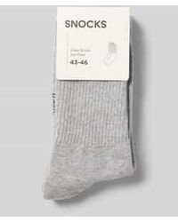 Snocks - Sokken Met Labelstitching - Lyst