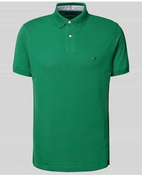 Tommy Hilfiger - Regular Fit Poloshirt Mit Logo-Stitching - Lyst
