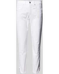 ANGELS - Slim Fit Jeans mit Knopfverschluss - Lyst