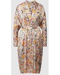 christian berg - Midi-jurk Met All-over Motief - Lyst