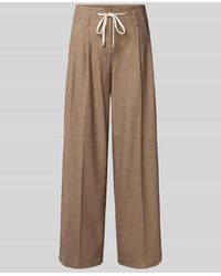 Cambio - Hose mit weitem Bein und Bügelfalten Modell 'ADDISON' - Lyst
