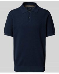 Christian Berg Men - Poloshirt mit gerippten Abschlüssen - Lyst